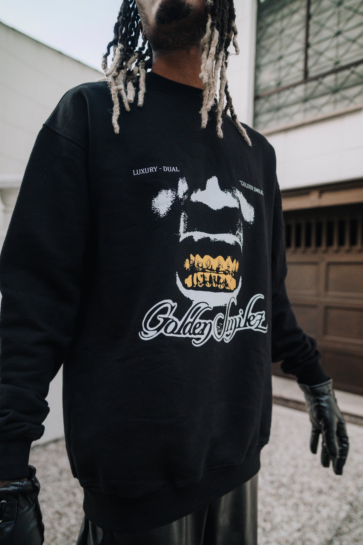 CREWNECK GOLDEN SMILEZ